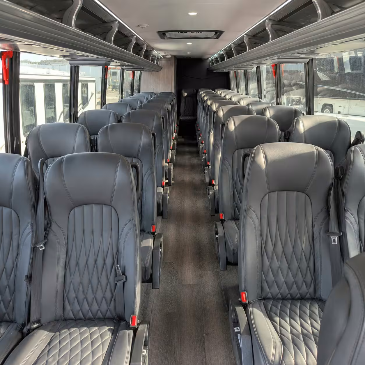 15 35 passenger minibus interior