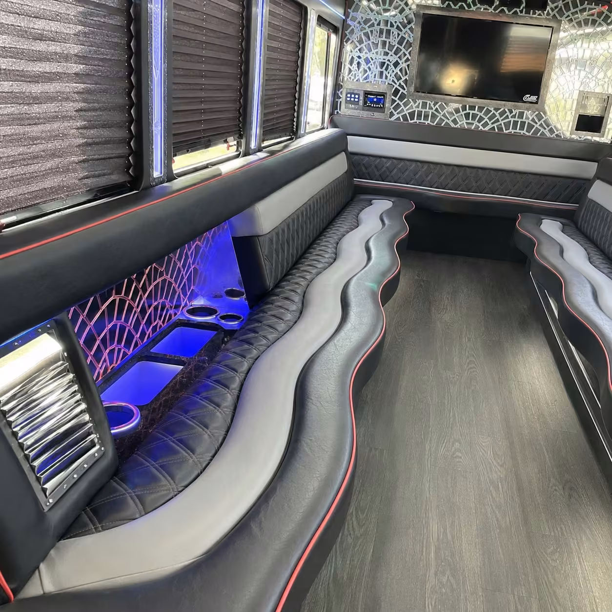 seattle party bus interior